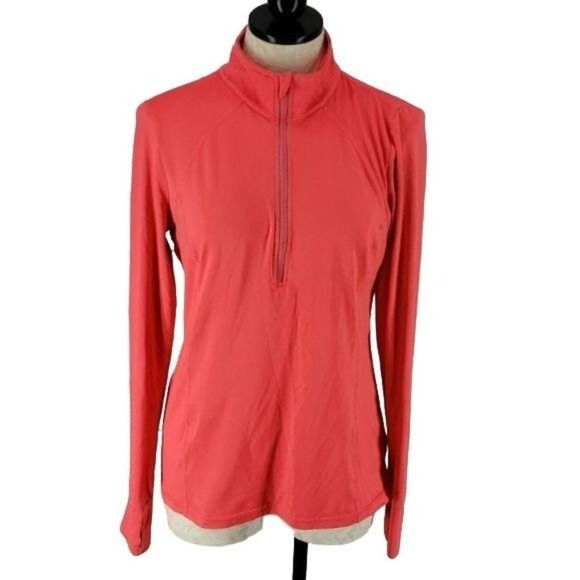 Xersion Women's Long‎ Sleeve Athletic Semi Fit Half Zip Pink Pullover Jacket - Picture 1 of 8
